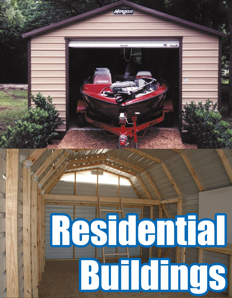 Residential storage building